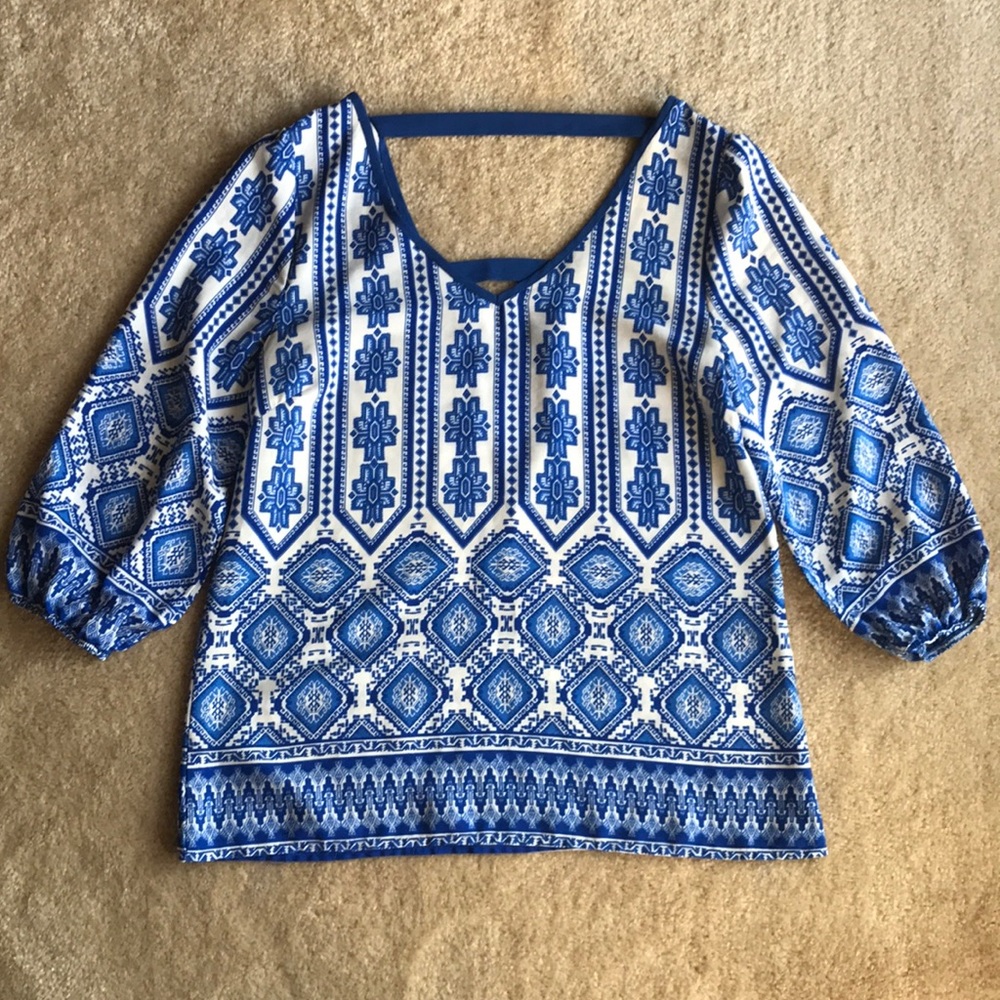 Francesca’s silk top